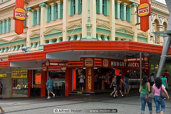 18 Hungry Jack fast food restaurant