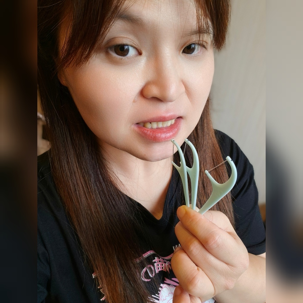 居家生活//歐可麗 oral clean 雙線細滑牙線棒 擁