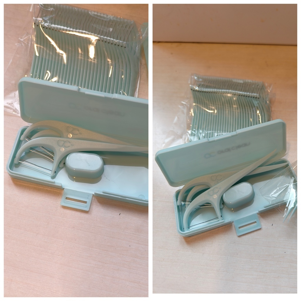 居家生活//歐可麗 oral clean 雙線細滑牙線棒 擁