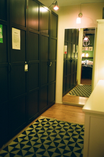 以後我也想要有這種更衣間 : )