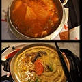 美麗華-地下美食街的泡菜鍋和咖哩牛肉河粉鍋