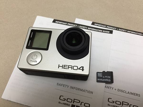 GoPro HERO 4 銀色極限攝影機(7).JPG