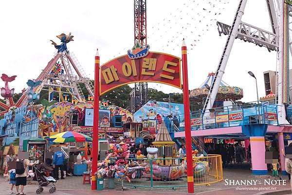 仁川/月尾島】MY LAND遊樂園(월미도마이랜드)，搭一回無敵海景海盜船吧！Golden Child《金僮的假日》周燦普閔旅遊路線@  Shanny&#39;s Note 韓國旅行記事::