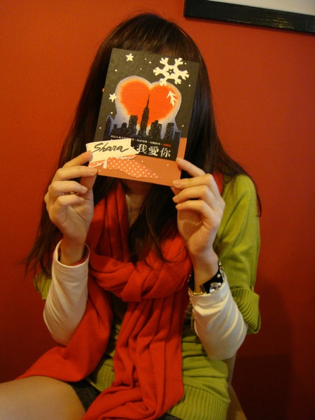 我收到的超精美手工卡片