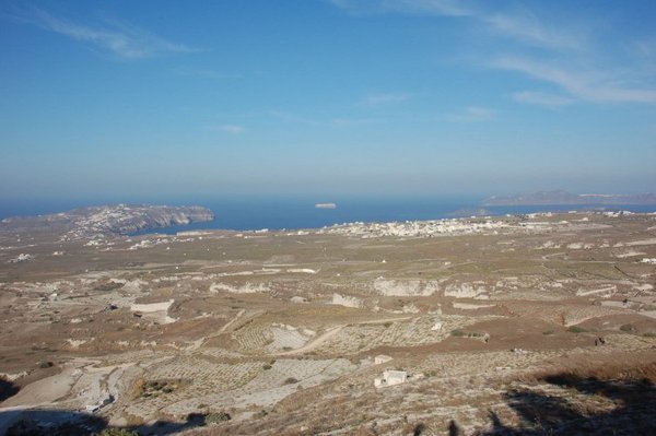 聖托里尼島的南半島