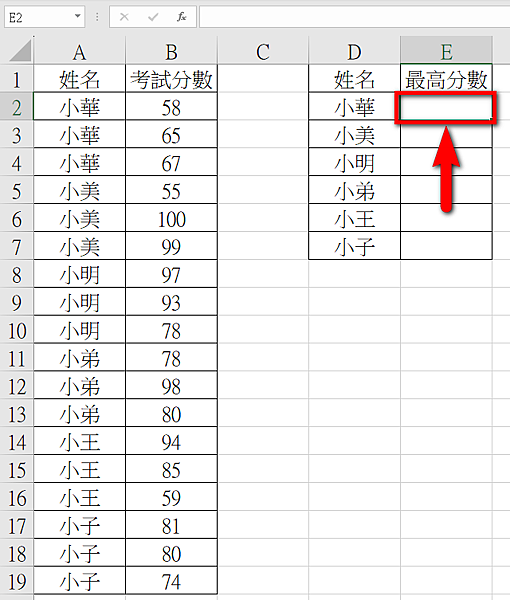 【Excel-函數】在Excel中計算特定條件的最大值-MA