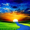 Sun-River-Background