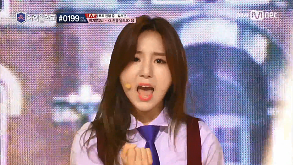 idol school ep09 rough 10 Kim Na Yeon high note.png