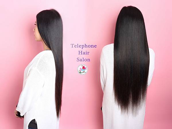 【無痕接髮】短髮剋星變長髮就是不著痕跡，Rita Once 打造完美24吋60公分40片無縫比例、請放大來看、就是讓妳看不出來這是用接的