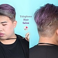 【美式染髮】雙重色彩決定了我的挑剔品味。ㄧ種髮型、兩種顏色、三種生活態度、色彩魅力。霧感灰金色系 屬於精品的低調色彩，灰色與金色混搭再一起特調色階，搭配 #銀河紫色系 銀河星空環旋的燦爛