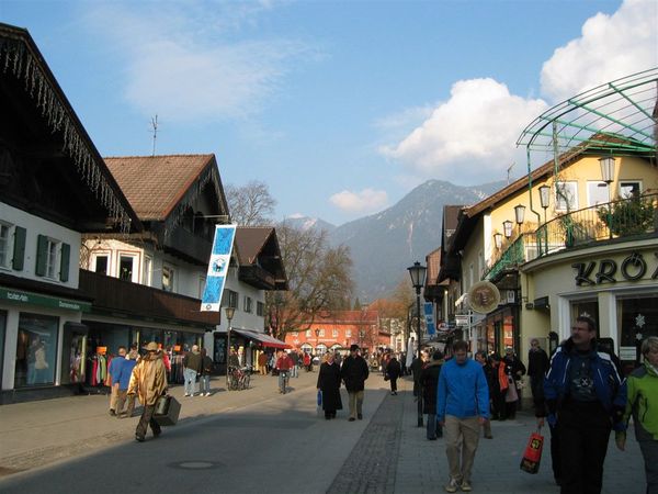 Garmisch最熱鬧的街道