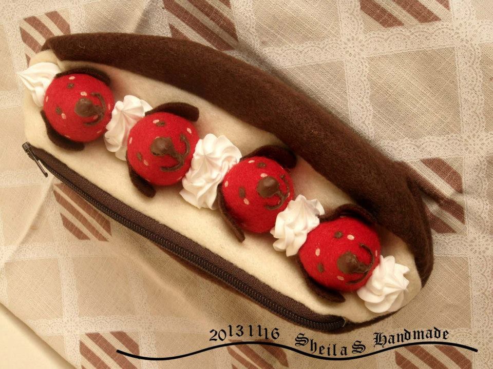 strawberry hotdog