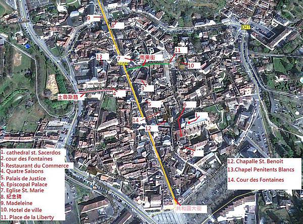 Sarlat City Map (updated 2)