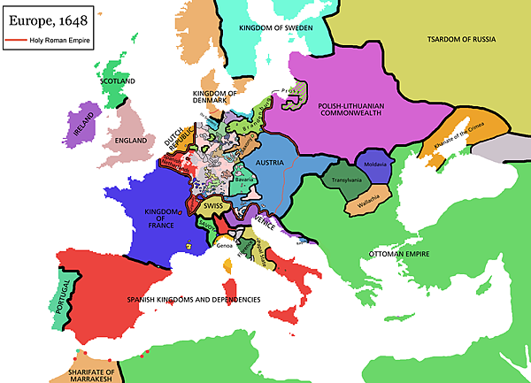 Holy Roman Empire Map