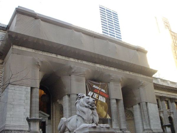 NYC Public Library--under construction