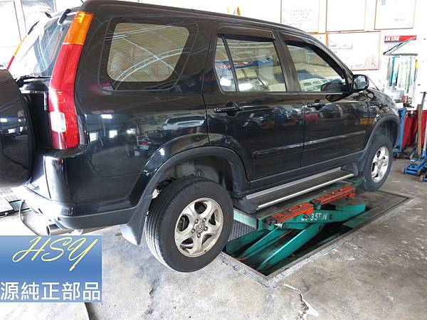 Honda Crv 2代後輪軸承異音更換 雪花台湾