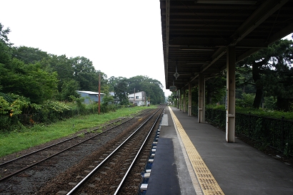 大沼公園站到了