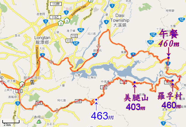 羅馬公路休閒陪騎111.36k