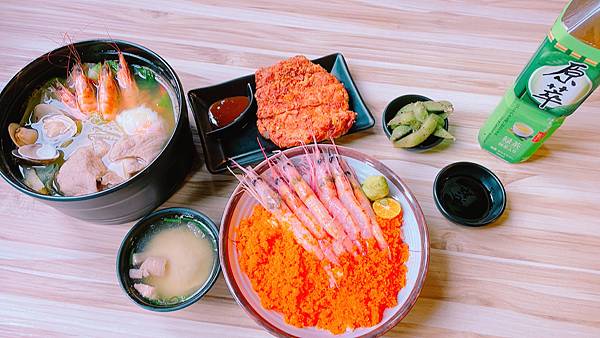 台鋁美食 強鍋燒丼飯 蠔蝦集團 高雄美食 日本料理 平價日本料理 平價丼飯 甜蝦丼