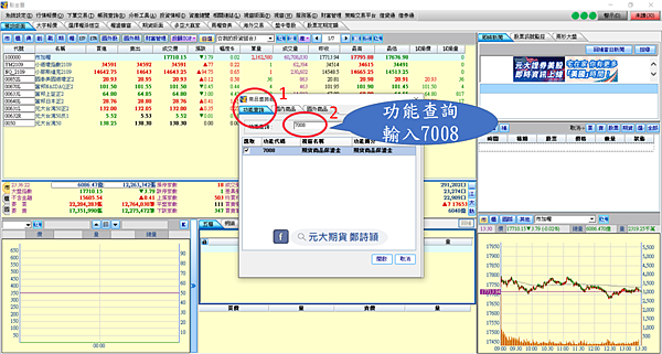 股票期貨下單軟體介面操作(電腦版)/元大期貨營業員鄭詩頴