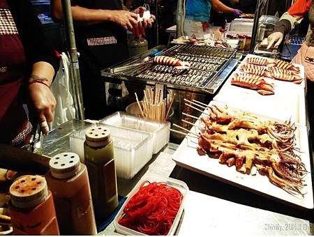 饒河夜市-烤魷魚 饒河夜市-烤魷魚