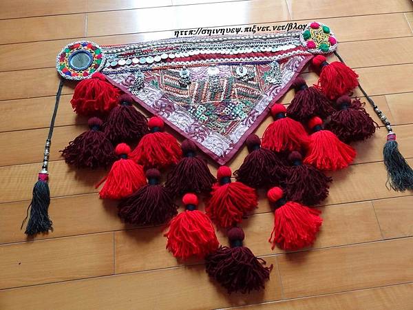 ATS美式部落風三角巾-紅色系