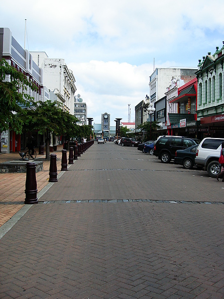 Invercargill市中心街道