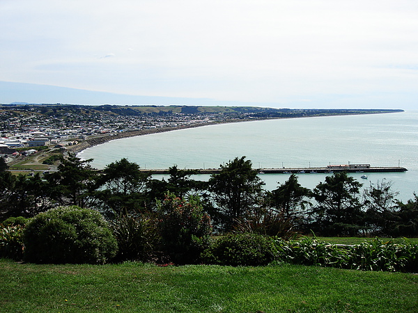 lookout欣賞Oamaru港口風光