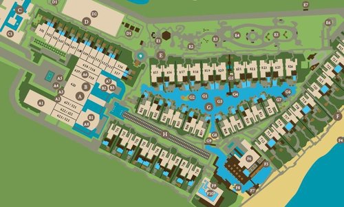 ST Regis Bali Hotel map