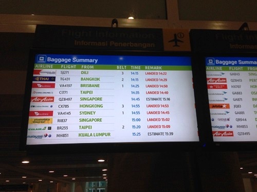 Bali International Airport 入境