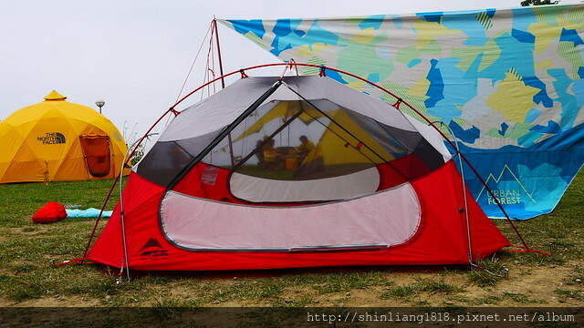 風格露營用品 MSR tent 四人帳 洗水山露營區