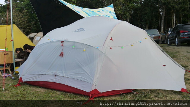 風格露營用品 MSR tent 四人帳 洗水山露營區