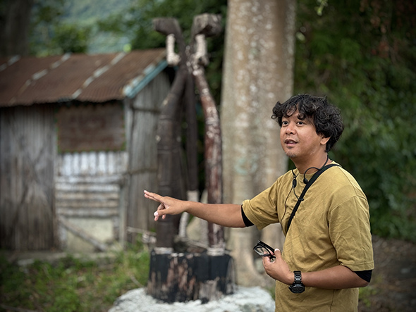 山海旬味「建和部落」農遊體驗，木雕藝術村裡的部落草地便當