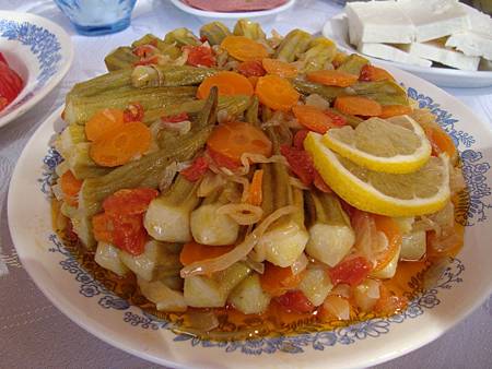 燉秋葵Turkish Okra And Tomato With Olive Oil(土文：Zeytinyağlı Bamya)