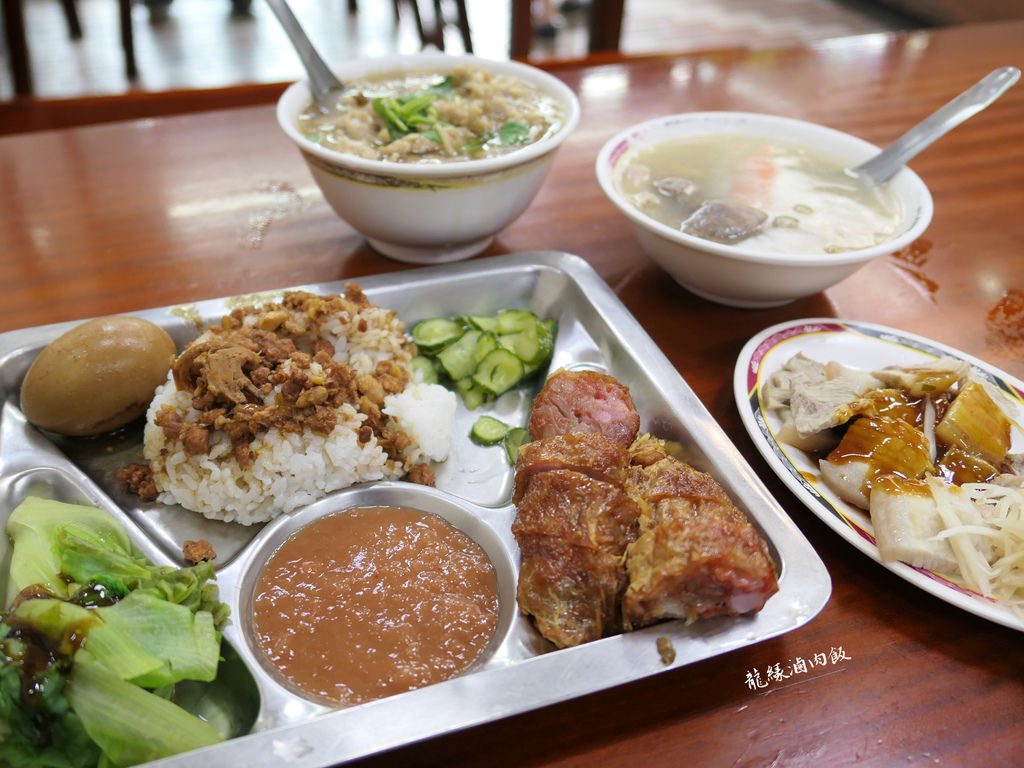 台北大同—龍緣滷肉飯｜來一份充滿古早味五香肉捲和香甜肉羹｜雙