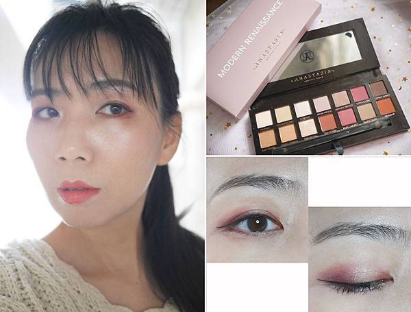 2019 大勢眼妝「紅」X ABH Modern Renaissance (文藝復興眼影盤分析+眼妝教學)
