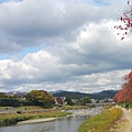 沿著鴨川騎乘