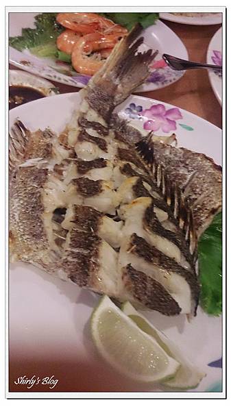 老闆推薦的烤魚