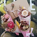 幸福小時光-乾燥花小甜筒花束+花卡課