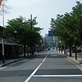 京福嵐山站外街道