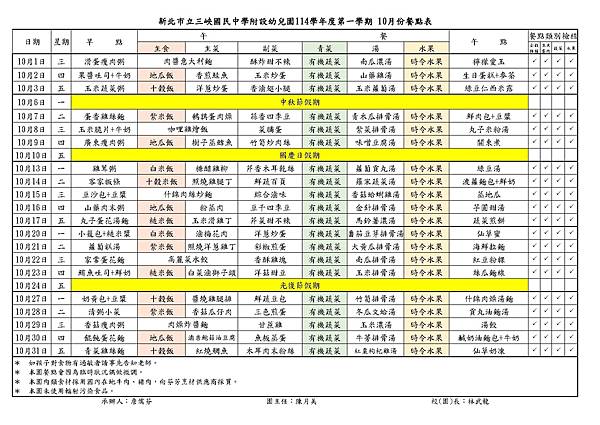 114-1 - 114年10月餐點表與食材_page-0001