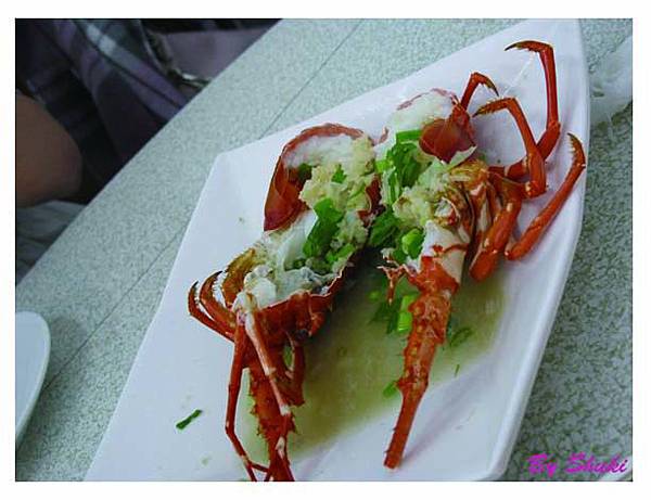 墾丁大街的海鮮大餐-可口的龍蝦