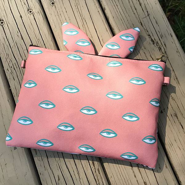Piglet Diva cross body purse - Messenger Bags & Sling Bags - Polyester Orange