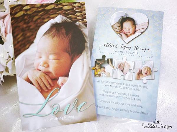 Birth Announcement_Elijah Jiying Huang