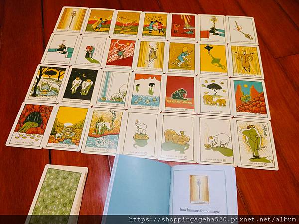 【占卜。開箱】Green Glyphs Tarot, Run