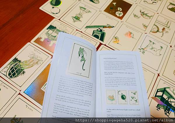 【占卜。開箱】Green Glyphs Tarot, Run