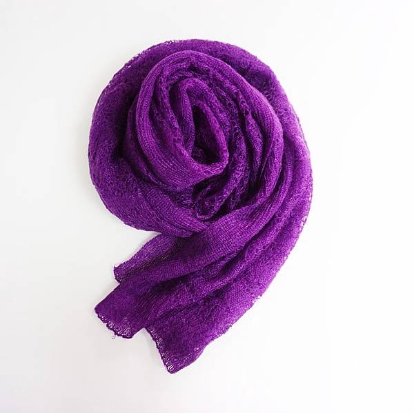 圍巾紫2