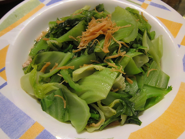 干貝長年菜 long year veggie with dried scallops