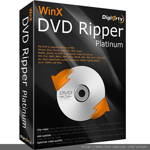 WinX DVD Ripper Platinum