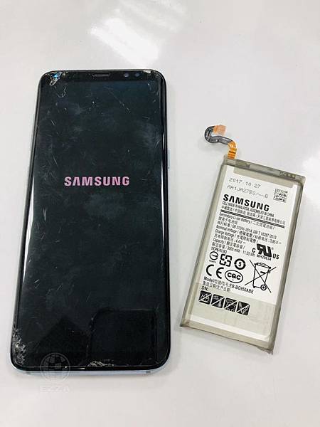三星S8電池老化